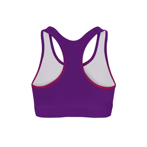 Stained Triangles Color Back Sports Bra