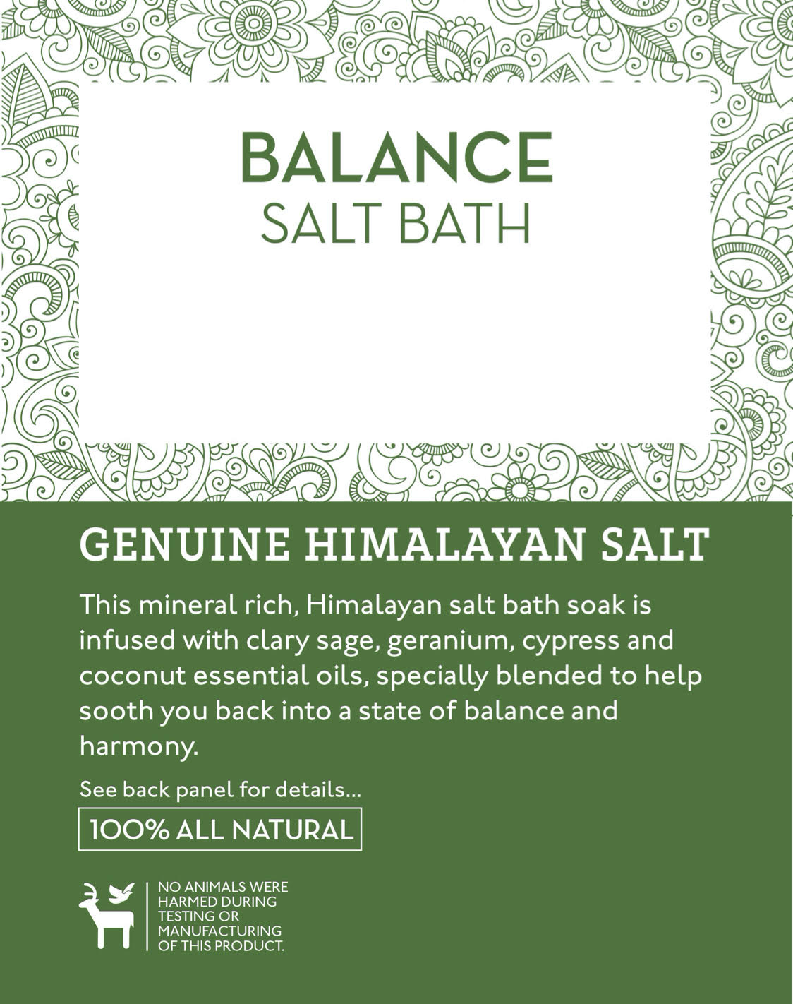 Salt Skill - Natural Himalayan Soaking Bath Salts Balance 32 OZ