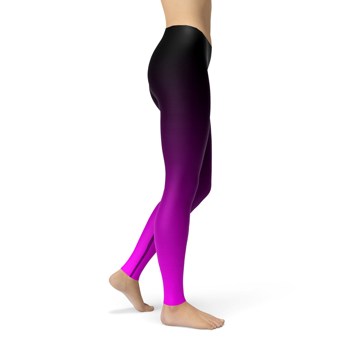 Ombre Tights Hot Pink Black dark Purple, Christmas Gift for Women