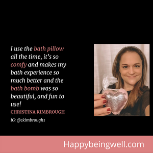 Natural Bath Bomb Customer Review by Christina Kimbrough 