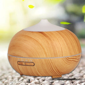 Mistyrious Essential Oil Humidifier Natural Oak Design Salmon Lucky