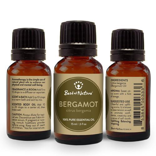Bergamot Essential Oil happy being well 