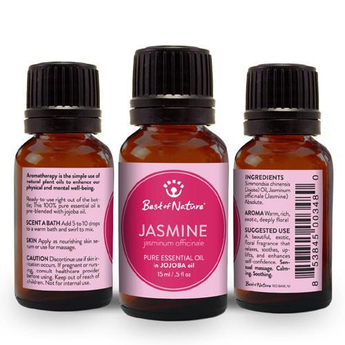 Jasmine Absolute Essential Oil blended with Jojoba Oil Purple Missy
