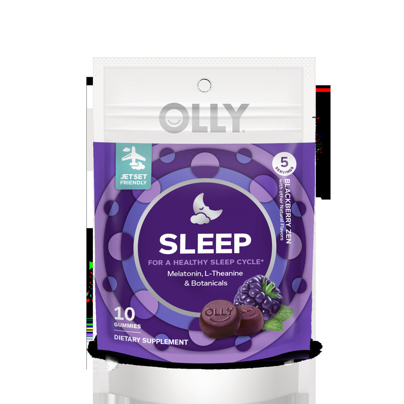 Olly 9040752 Purple Blackberry Zen Sleep Gummie - Pack of 8 - 10 Piece Rose Chloe