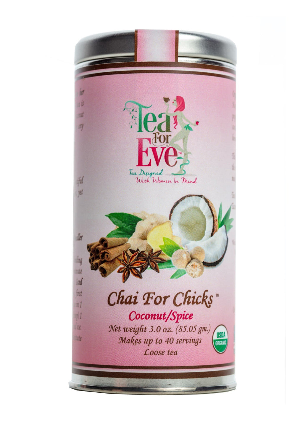 Chai For Chicks-Coconut/Spice Violet Strawberry