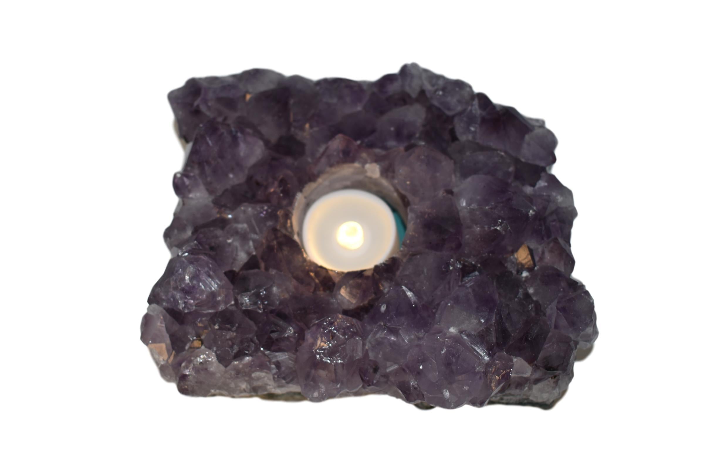 Amethyst Votive Candle Holder Green Ares