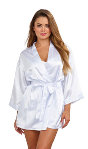 Robe, Chemise, Padded Hanger - Medium - White