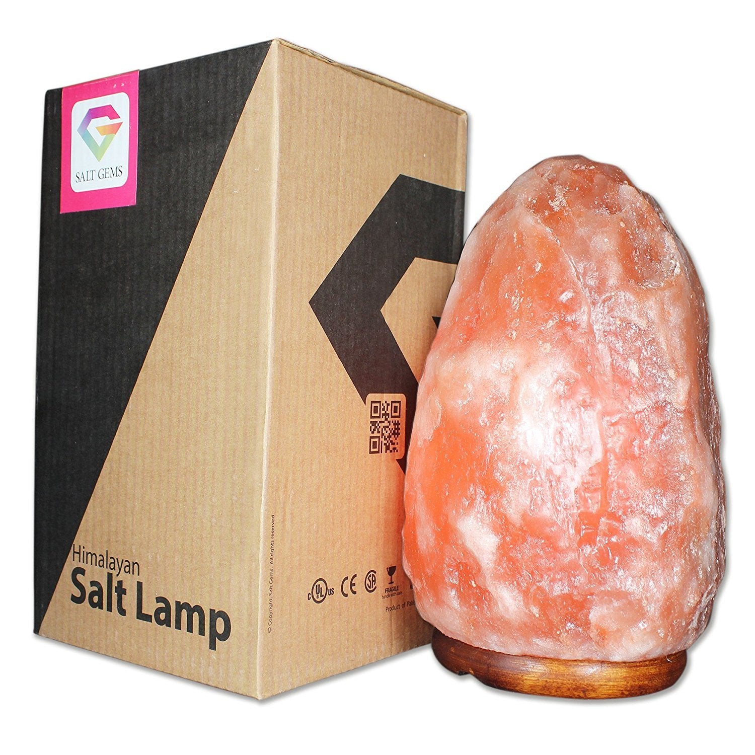4 Pack Natural Himalayan Salt Lamp, 8-11 lbs Litte Dipper