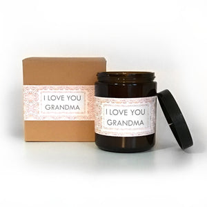 I Love You Grandma Eucalyptus Scented Soy Wax Candle