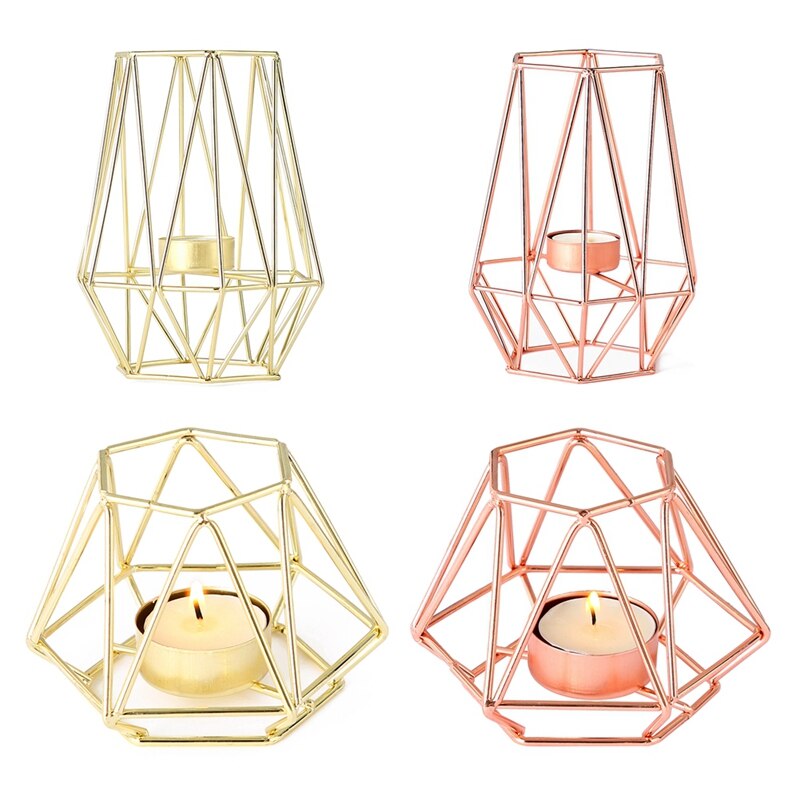 Geometric Tea light holders