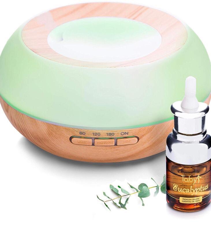 Aroma Diffuser with Eucalyptus Essential Oil Magenta Misty