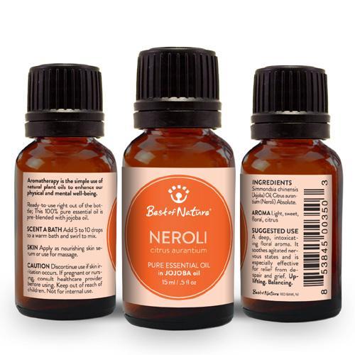 Neroli Absolute Essential Oil blended with Jojoba Oil Purple Missy