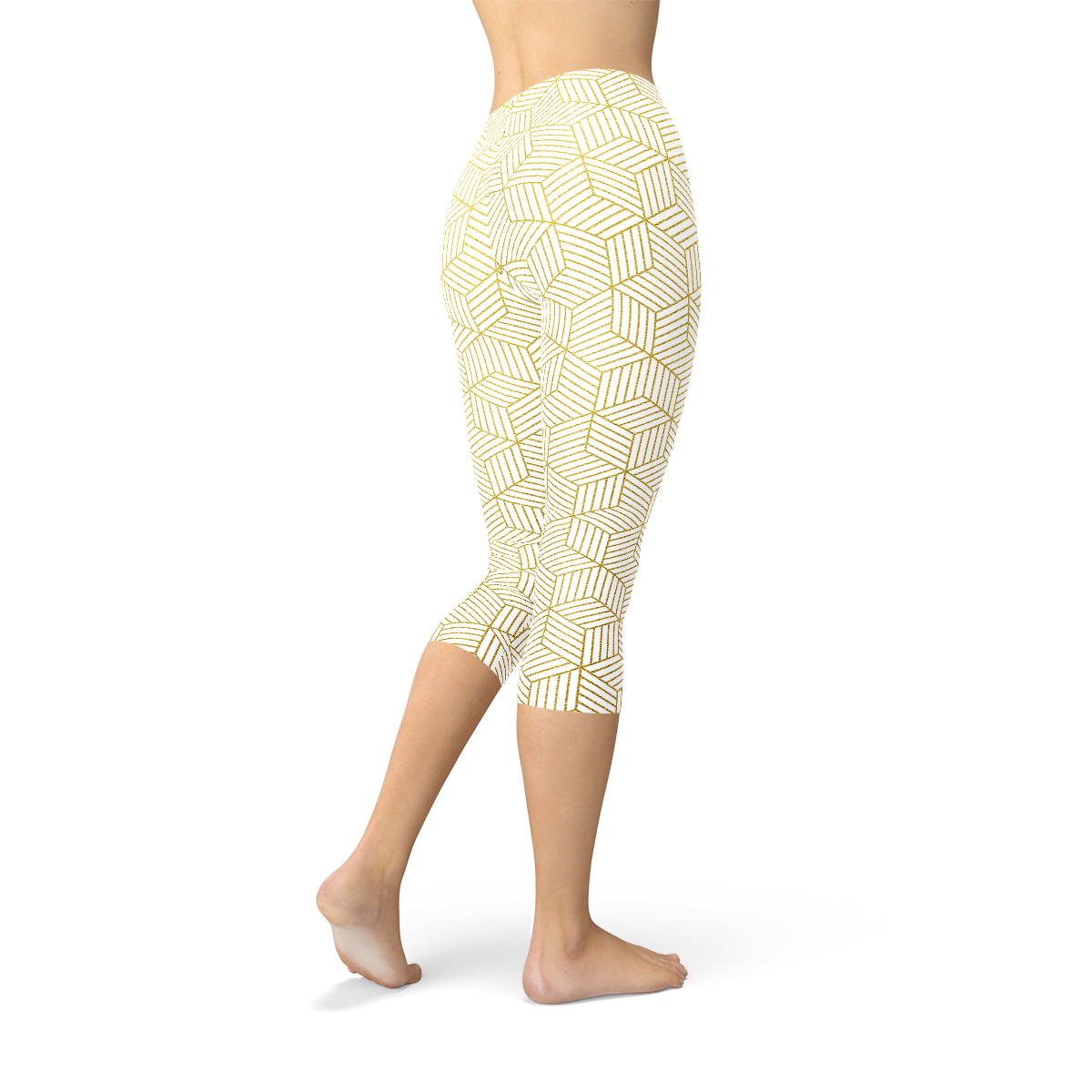 Ladies white capri leggings deals