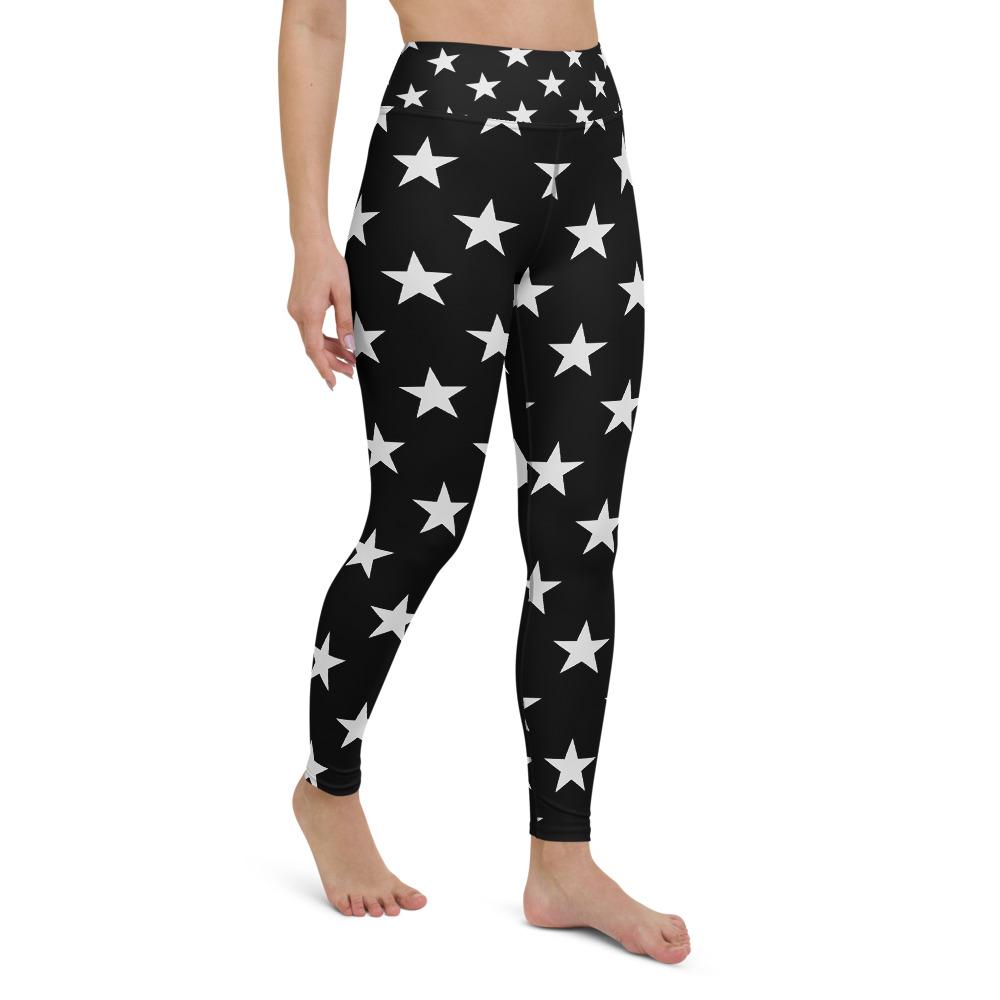 High Waist Star Yoga Leggings Lavender Millie