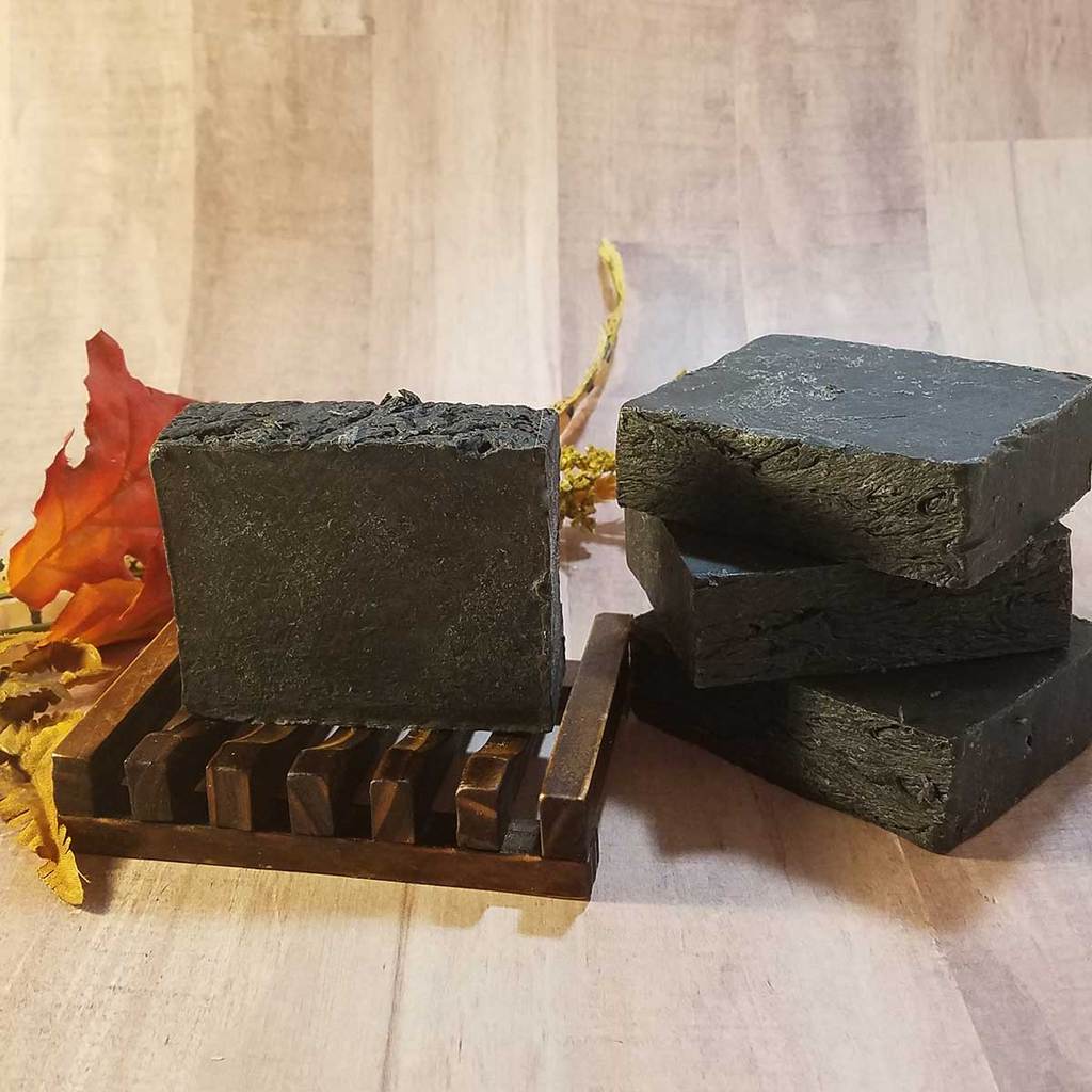 Activated Charcoal Handmade Soap Black Oliver
