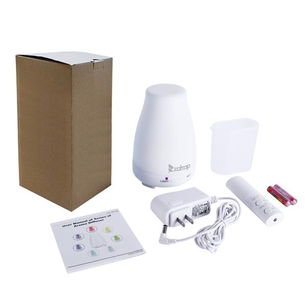 110V 200ML Color Cycling Aroma Diffuser with Controller Lilac Milo