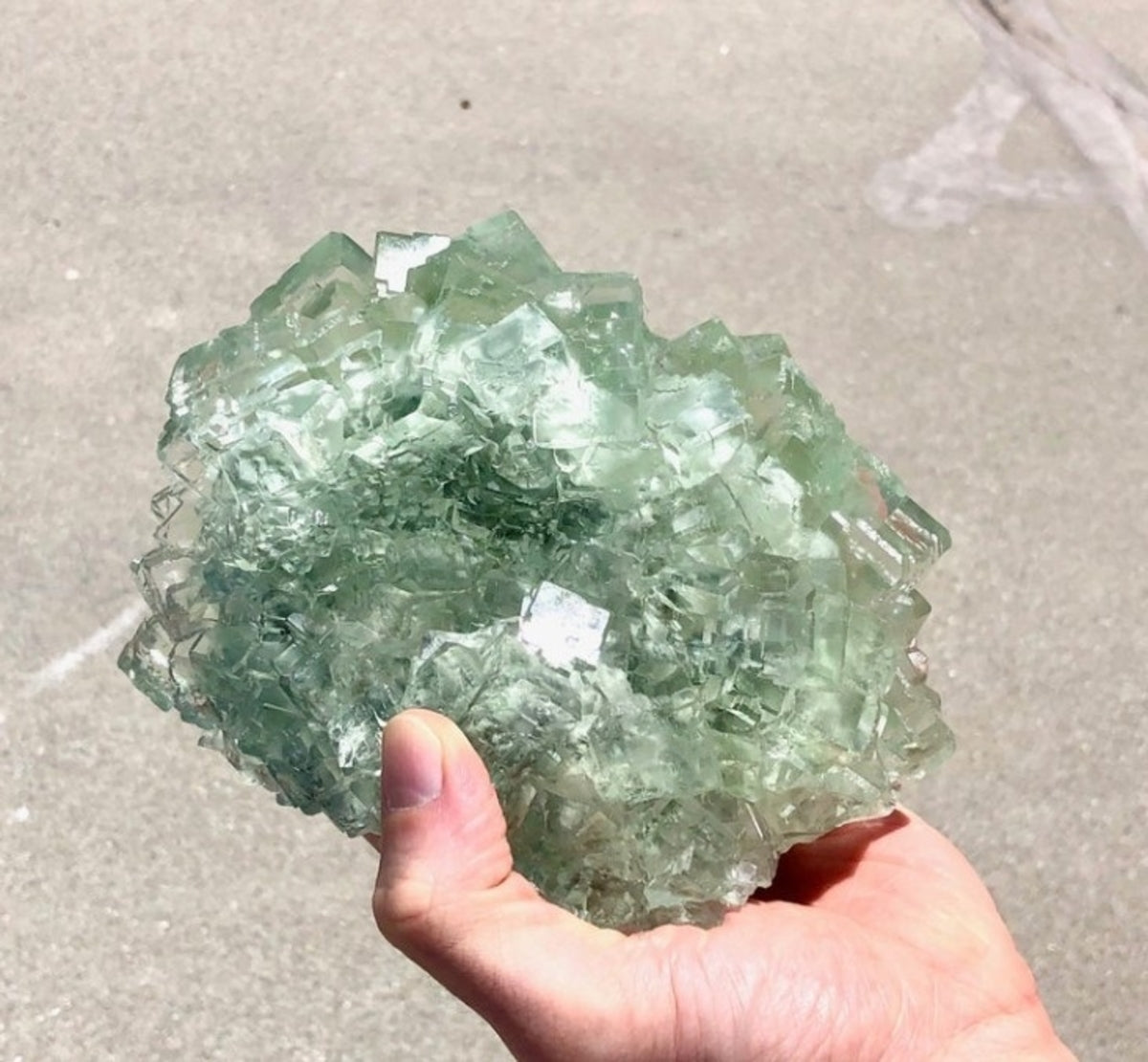 Natural Raw Green Fluorite Natural Crystal 5 lb Yellow Pandora