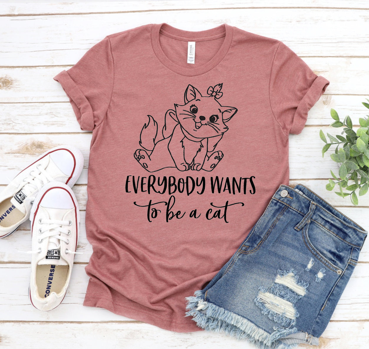 Everybody Wants To Be A Cat T-shirt