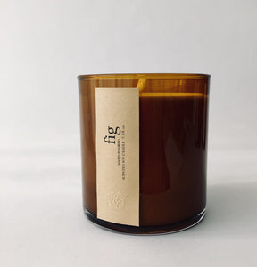 fig scented luxury soy candle