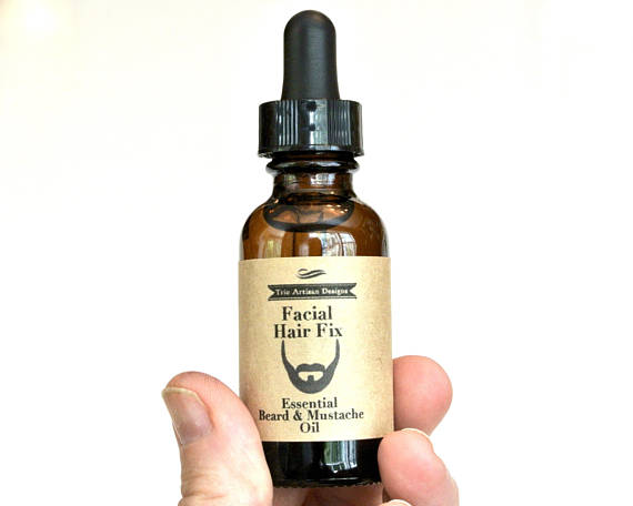 Beard & Mustache Oil, Tea Tree & Peppermint Orange Umbriel