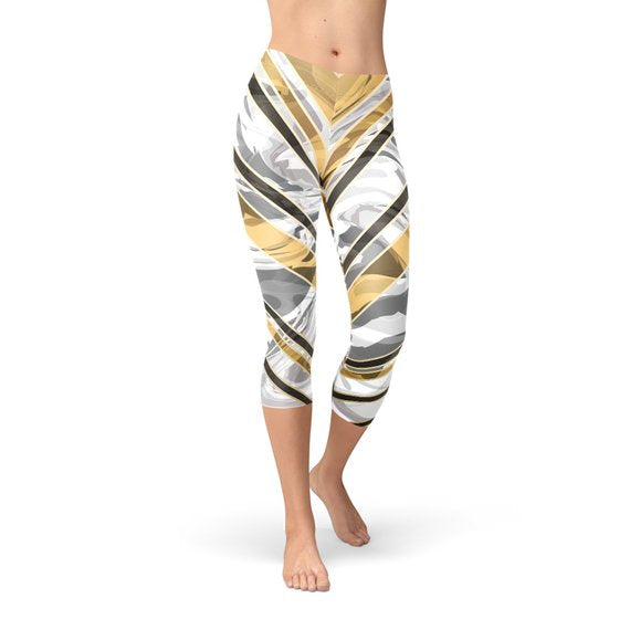Ladies Stretch Capri Leggings Under Tunic Tops and Dress Graphic Printed  Beach Capris Cropped Pants Underpants (Medium, Gray) - Walmart.com