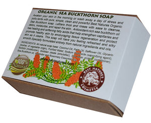 Organic Sea Buckthorn Soap. Natural SLS Free.