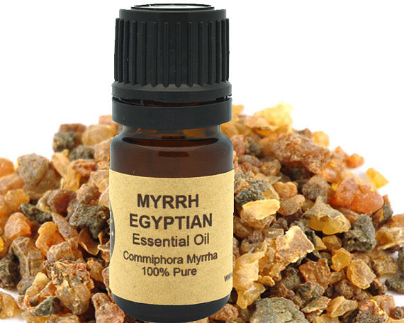 Myrrh Egyptian Essential Oil 5 ml, 10 ml or 15 ml Yellow Poppy