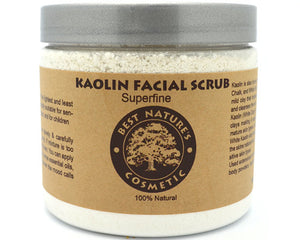 Kaolin Facial Scrub. Mask for sensitive skin. Yellow Poppy