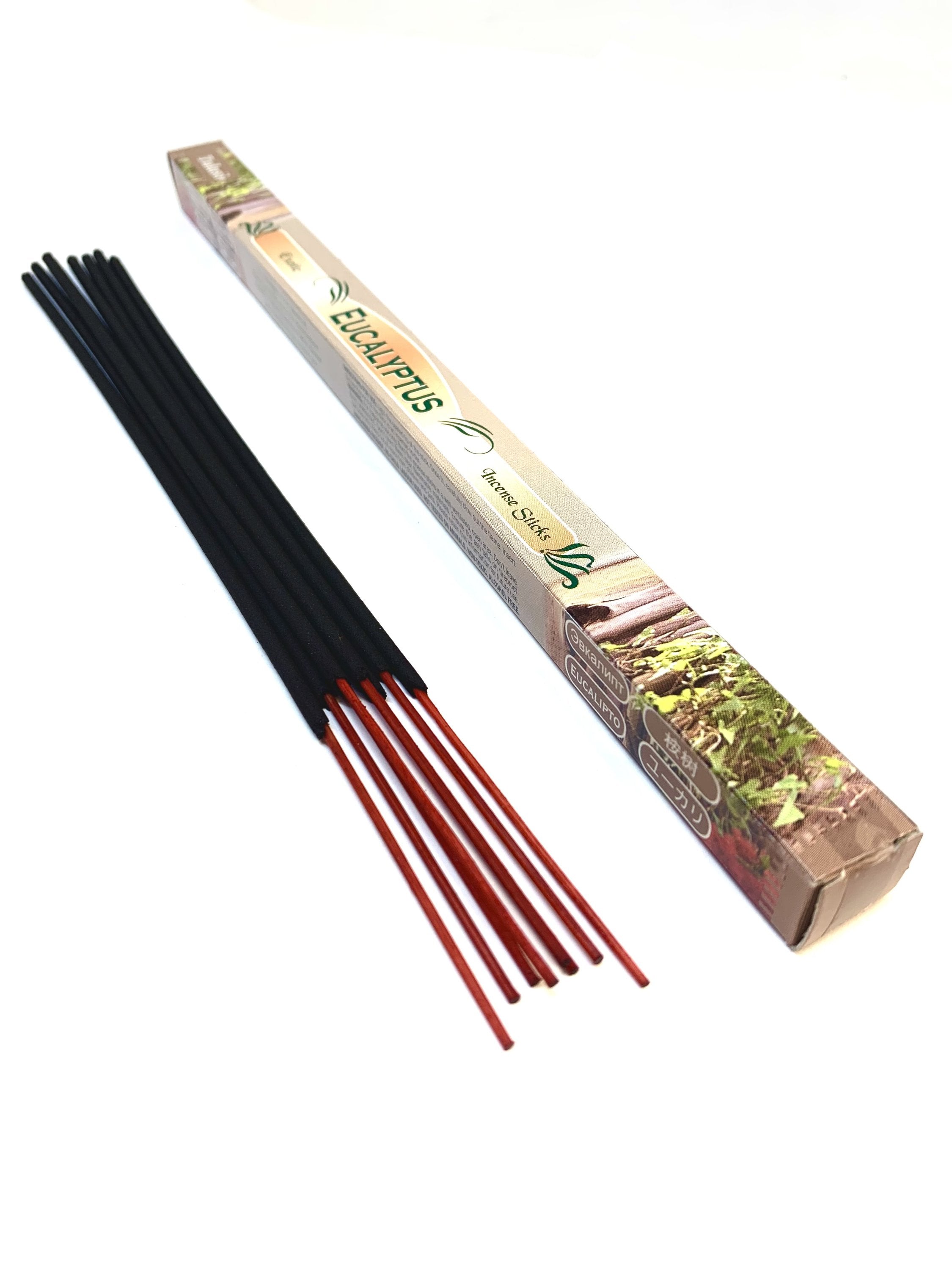 Eucalyptus Incense Sticks (Pack of 8 sticks) Teal Lily