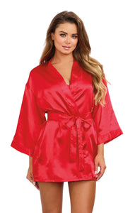 Robe, Chemise, Padded Hanger - Large - Red