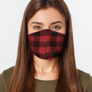 Red Flannel Face Cover