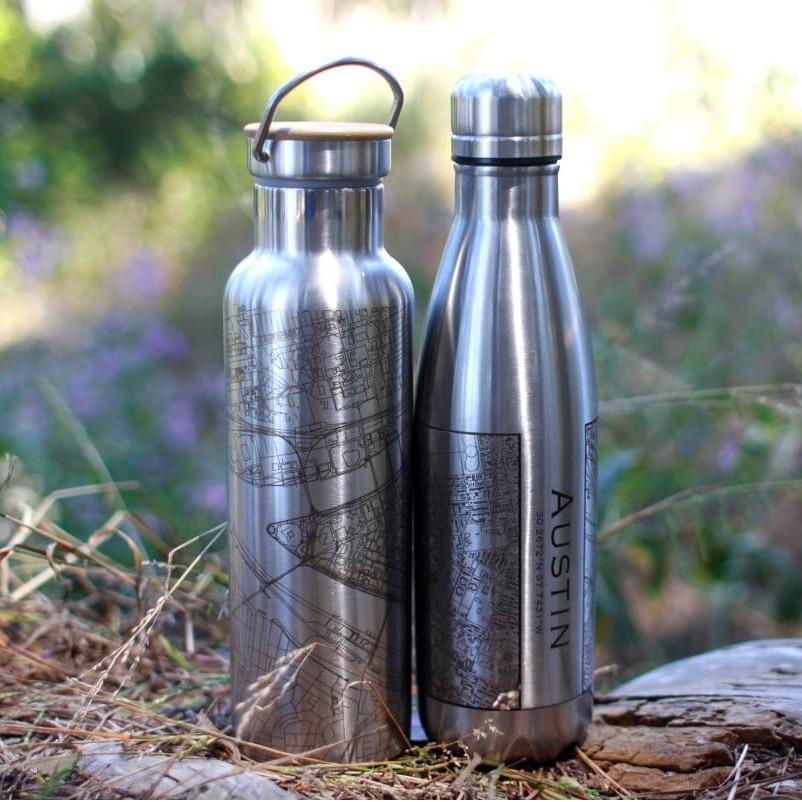 Melbourne - Florida Map Insulated Bottle