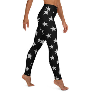 High Waist Star Yoga Leggings Lavender Millie