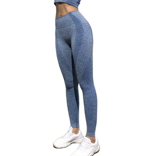 Women Fitness Running Yoga Pants Energy Seamless Leggings Gym Girl Yellow Angel