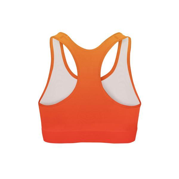 Yellow Red Ombre Sports Bra